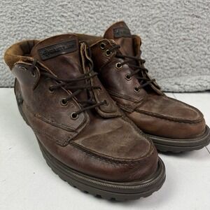 Vintage Eastland‎ Boots Men's 11 D Brown Leather Ankle Boot Lace Up Casual
